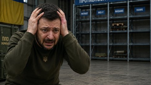 ПАНИКА У КИЈЕВУ Зеленски признао: Запад нам троструко смањио испоруке ракета за ПВО