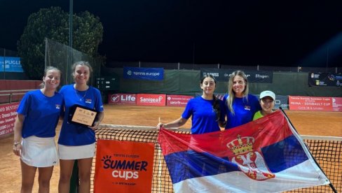 SRBIJA JE ŠAMPION EVROPE! Mlade teniserke napravile čudo, i to oslabljene