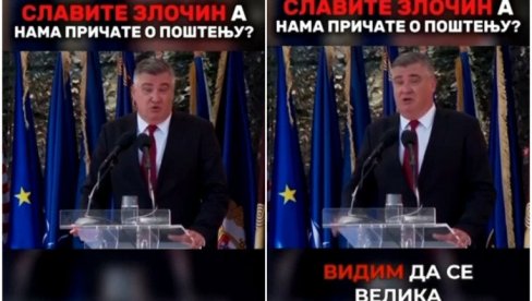 НОВА ПРОВОКАЦИЈА ИЗ ЗАГРЕБА! Милановић: Олуја је била победнички и поштени рат