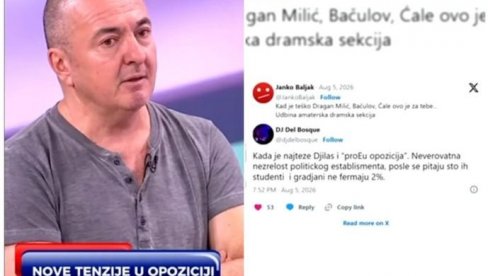 RASULO U OPOZICIJI: Janko Baljak napao dojučerašnje saborce, Đurić najavio samostalan izlazak na izbore