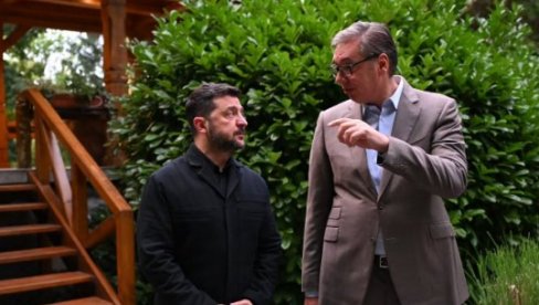 VUČIĆ UGOSTIO ZELENSKOG: Predsednik se oglasio na instagramu (FOTO)