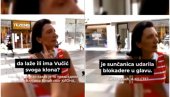 МИСЛИЛА ДА ЈЕ СРЕЛА ВУЧИЋА, А ОНДА ИЗНЕЛА БИЗАРНУ ТЕОРИЈУ: Блокадерка сада сумња да председник има клона?! (ВИДЕО)