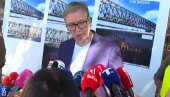 VELIKI PROJEKAT MENJA LICE BEOGRADA Vučić: Stari železnički most gotov do Ekspa - biće linija od aerodroma do centra grada