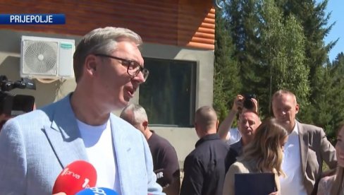 NIKOME NE PRETIM, REŠAVAMO VODOTOKOVE NA TERITORIJI SRBIJE Vučić o Ibru: Tamo gde je jezero Gazivode danas živeli su Srbi