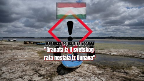 МАЂАРИ У ЧУДУ: Сликао бомбу из II светског рата која је испливала из Дунава, кад је дошла полиција - она НЕСТАЛА