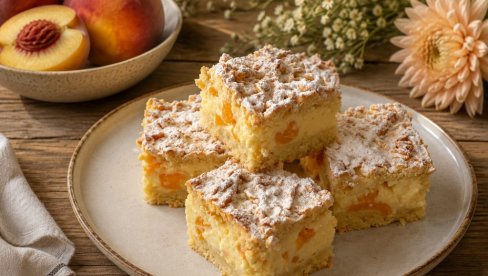 PRHKA PITA SA SIROM I BRESKVAMA: Lagana poslastica koja osvaja