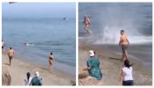 ПАНИКА НА ПЛАЖИ У ШПАНИЈИ: Крупна риба кренула за купачем, сви мислили да је ајкула