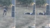 AU, KAKVA TUČA, BLOKADER SAM, PROTIV TRAVE! Tragikomična scena u srcu Beograda - Ono kad delirijum uradi svoje (VIDEO)