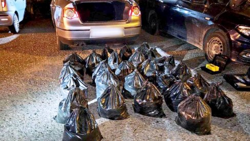 ZAPLENA REZANOG DUVANA KOD PARAĆINA: Policija u vozilu na auto-putu pronašla više od 140 kg