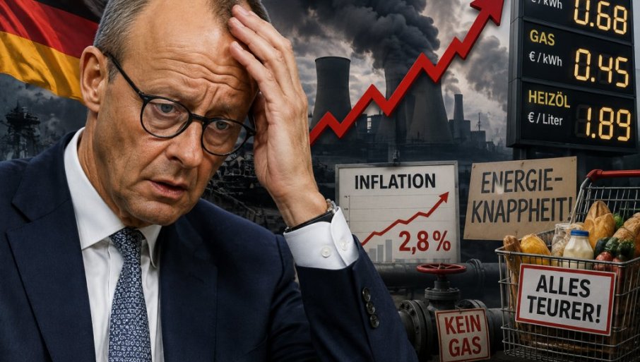 PLAĆAJU CENU ODLUKE PROTIV RUSIJE: Nemce „udarila“ inflacija – cene energenata divljaju, privreda kleca