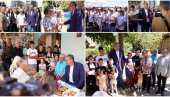 RADIĆEMO PUTEVE, ŠKOLE, BOLNICE - ULAŽEMO STOTINE MILIONA EVRA Vučić razgovarao sa narodom i rešavao probleme na jugoistoku Srbije