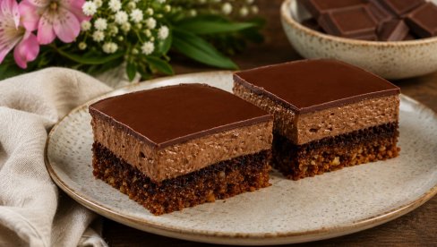 ČOKOLADNE LEŠNIK KOCKE: Kremasta poslastica kojoj je teško odoleti