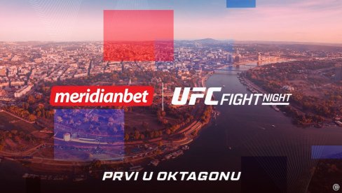 Meridianbet podržao UFC Fight Night: Beograd kao nova borilačka prestonica
