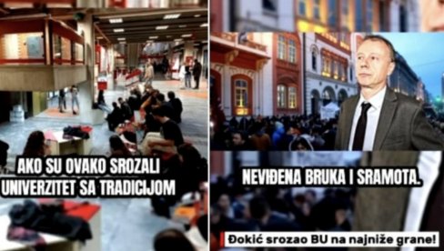 СУНОВРАТ БЕОГРАДСКОГ УНИВЕРЗИТЕТА! Ђокић и блокадери га срозали на Шангајској листи, последице су стигле на наплату