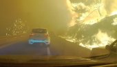 LETOVANJE SE PRETVORILO U BORBU ZA ŽIVOT Potresan snimak iz Omiša: Porodica beži od vatre, i dete (3) bilo u automobilu (VIDEO)