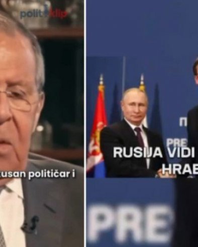 RUSIJA POŠTUJE NEZAVISNU POLITIKU SRBIJE - Lavrov: Vučić hrabro trpi pritisak Evropske unije