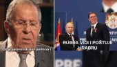 RUSIJA POŠTUJE NEZAVISNU POLITIKU SRBIJE - Lavrov: Vučić hrabro trpi pritisak Evropske unije