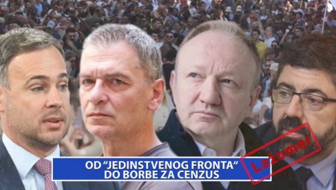 ЛАЖОМЕР: Од “јединственог фронта“ до борбе за цензус (ВИДЕО)