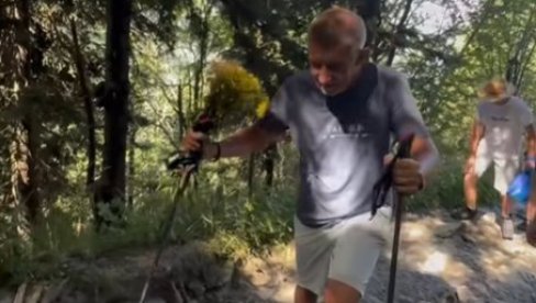 ИЗВИНИТЕ, МОЖДА САМ ПРЕКРШИО ЗАКОН Андреј Бабиш брао цвеће на заштићеном подручју, па понудио да плати ако је потребно
