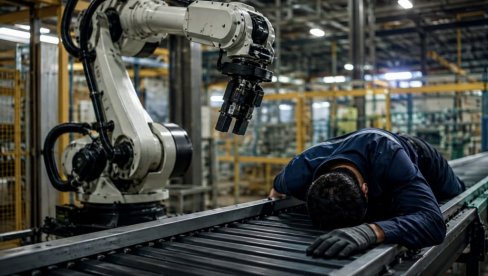ROBOT UBIO RADNIKA: Čovek pronađen pogrbljen sa desnom rukom na pokretnoj traci