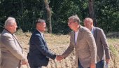PREDSEDNIK U POSETI TOPLIČKOM OKRUGU:  Vučić obilazi radove na putu Rudare-LJuša-Kuršumlijska Banja (VIDEO)
