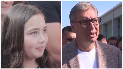 URADIĆEMO SVE ZA NAŠU DECU: Predsednik dao važno obećanje devojčici u Kuršumliji (VIDEO)