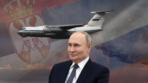 PUTINOV NEBESKI VATROGASAC Iljušin doleteo da pomogne Srbiji u borbi sa vatrom - izbaci 42 t vode u jednom naletu, gasio požare širom sveta