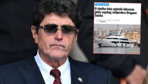 ШОЛАК УЖИВА НА ЈАХТИ, А БЛОКАДЕРЕ ХУШКА ДА МАЛТРЕТИРАЈУ СРБИЈУ: Продао медије, узео новац, па диригује из Хрватске