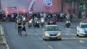KORTEO DELIJA KRENUO NA MARAKANU: Pogledajte dolazak navijača Zvezde na meč sa Plzenjom