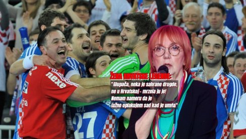 Ведрана глупача, нека је не сахране у Хрватској коју је мрзела! Нисам могла да је смислим - немам намеру да је лажно оплакујем