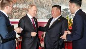 BEZ SUMNJE ĆEMO NASTAVITI NAJTESNIJU ZAJEDNIČKU SARADNJU: Putin razgovarao sa Kim DŽong Unom o odnosima dve zemlje