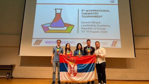 OD PROBLEMA, DO MEDALJE: Veliki uspeh mladih hemičara na turniru u Južnoj Koreji