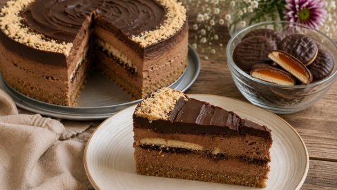 ČOKOLADNA JAFA TORTA BEZ PEČENJA: Torta kojoj je tepško odoleti
