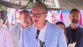 ГОДИНАМА СЕ БОРИМО! Вучић у Бујановцу: За нас је од огромног значаја да СИМПО опстане