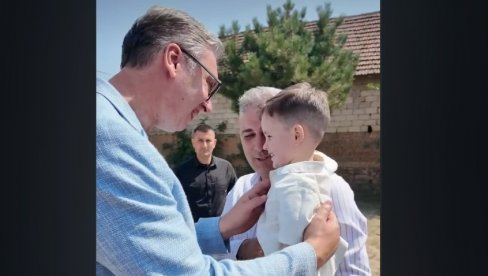 „JUNAČINA SA KOSOVA I METOHIJE!“ Vučić se susreo sa svojim kumčetom Lazarom, pa poslao moćnu poruku