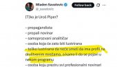 SKANDAL! Savatović sa N1 preti Piperu lustracijom: Nećeš smeti ni profil na mrežama da imaš – Evo kako „novinari“ zamišljaju slobodu govora