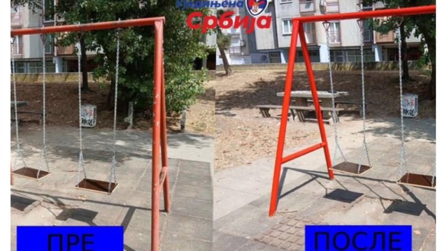 LEPŠI PARK ZA STANARE BLOKA 61: U toku uređenje u Ulici Jurija Gagarina