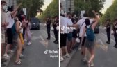 ПРВО ГЛУМЕ ТУГУ, А ОНДА ПРАВЕ ЦИРКУС: Маскирани блокадери тишину заменили језивом провокацијом полиције