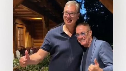 VUČIĆ UGOSTIO ŽAN-KLOD VAN DAMA U BEOGRADU: Predsednik otkrio kako je prošao okršaj sa holivudskom zvezdom (VIDEO)