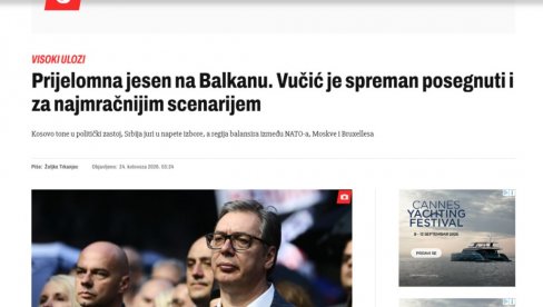 ХРВАТСКИ МЕДИЈИ ПОДРЖАЛОИ БЛОКАДЕРЕ: Лажима ударили на Вучића пред изборе