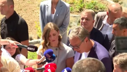 ВУЧИЋ У ДЕЖЕВИ: Морамо да изградимо Србију у којој ће деца желети да живе
