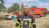 ЧИМ САМ ЧУО ДА СРБИЈА ЗОВЕ, ПРИЈАВИО САМ СЕ: Румунски ватрогасац српског порекла учествује у гашењу пожара у Делиблатској пешчари