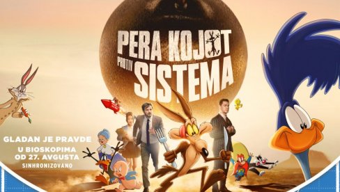 PERA KOJOT OBJAVIO RAT SISTEMU: Film nakon svetske premijere stigao i u domaće bioskope