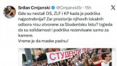 РАСПАД СИСТЕМА КОД БЛОКАДЕРА! Потпредседник ДС-а жестоко оплео по Миливојевићу, а онда стигла нова прозивка: Све раде због камера!