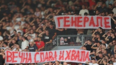 Ново брукање УЕФА! Покренут поступак против Звезде, све због транспарента подршке Ратку Младићу!