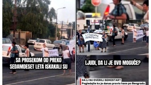 KOJA LI SU GODINA OVI STUDENTI? Pogledajte ko je juče blokirao Beograd na dva mesta