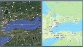 SAMO ZA KORISNIKE U SAD: Aplikacija Gugl mape promenila naziv jezera Ontario u Amerika