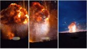 STRAVIČAN SNIMAK EKSPLOZIJE MAGACINA MUNICIJE: Zabeležen trenutak sekundarne detonacije ubojnih sredstava (VIDEO)