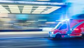 TEŠKO POVREĐEN MOTOCIKLISTA: Saobraćajna nesreća na Dedinju