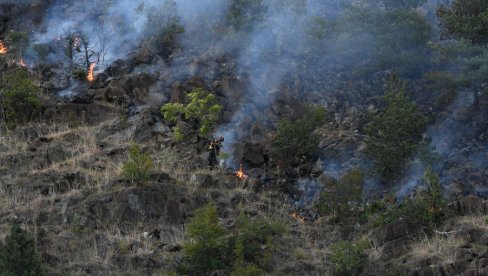 POŽAR BLIZU LOKALIZACIJE: Situacija na Stolovima povoljnija nego prethodnih dana